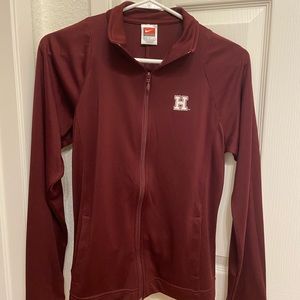 NIKE HARVARD TRACK ZIP UP HOODIE WITH EMBROIDERY